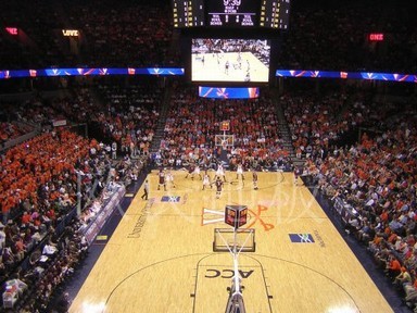 常用于籃球館的運動木地板鋪裝結構