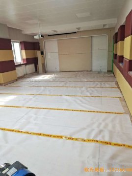 北京中國礦業(yè)大學(xué)附屬中學(xué)運(yùn)動(dòng)地板鋪設(shè)案例