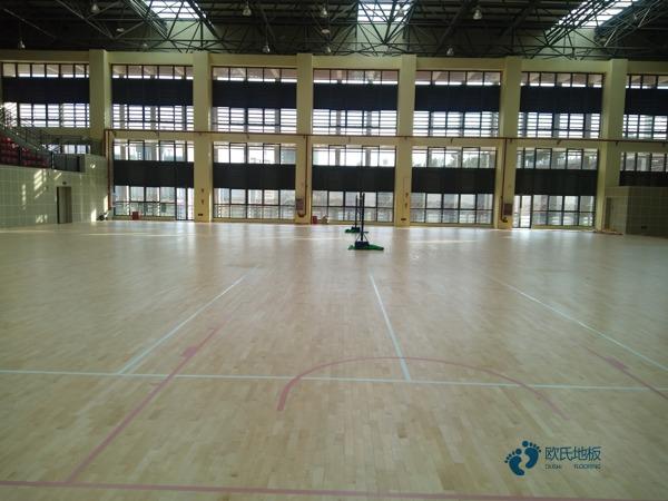 懸浮籃球運動木地板配色