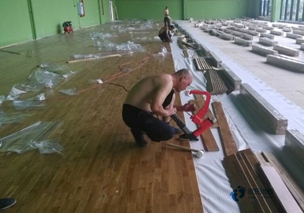 學?；@球場地木地板哪種好1