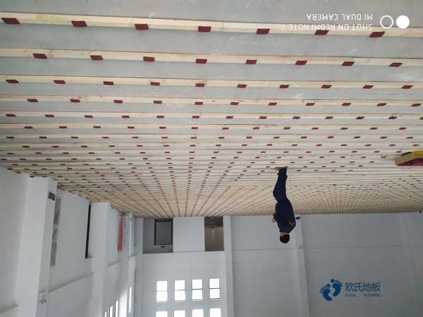 質量好體育場地地板施工2