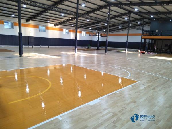 質量好體育場地地板施工1